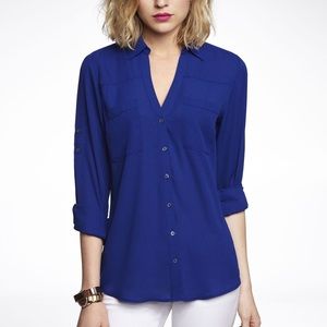 Express Portofino Blouse Long Sleeve